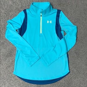 Girls Under Armour HeatGear 1/2 Zip